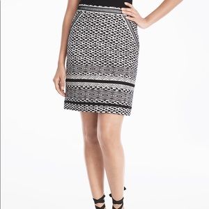White House Black Market Safari Print Mini Skirt